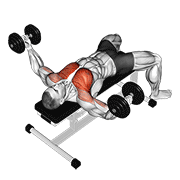Dumbbell flye demonstration