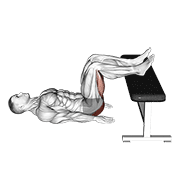 Glute bridge demonstration