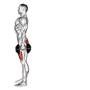 Reverse lunge demonstration